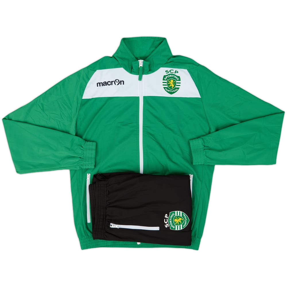 2016-17 Sporting CP Macron Tracksuit - 7/10 - (L)