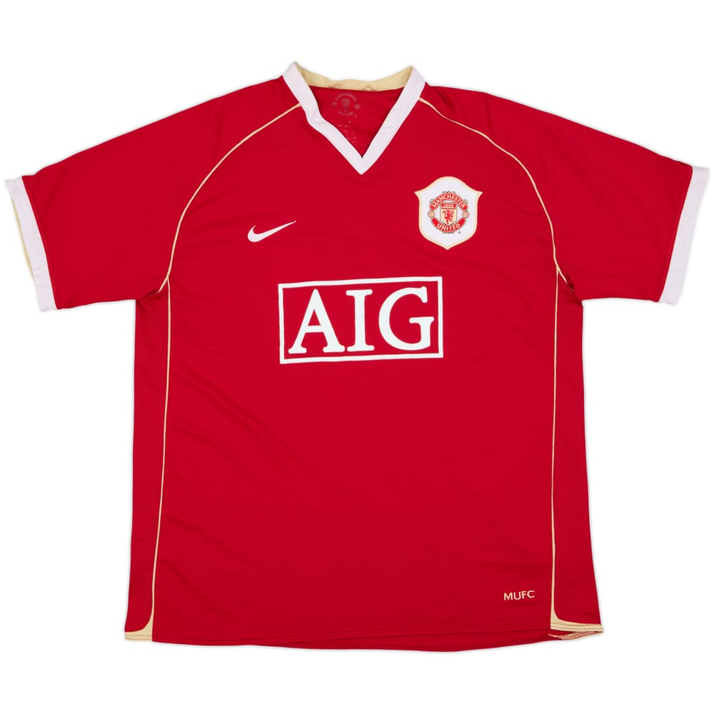 2006-07 Manchester United Home Shirt - 5/10 - (L)