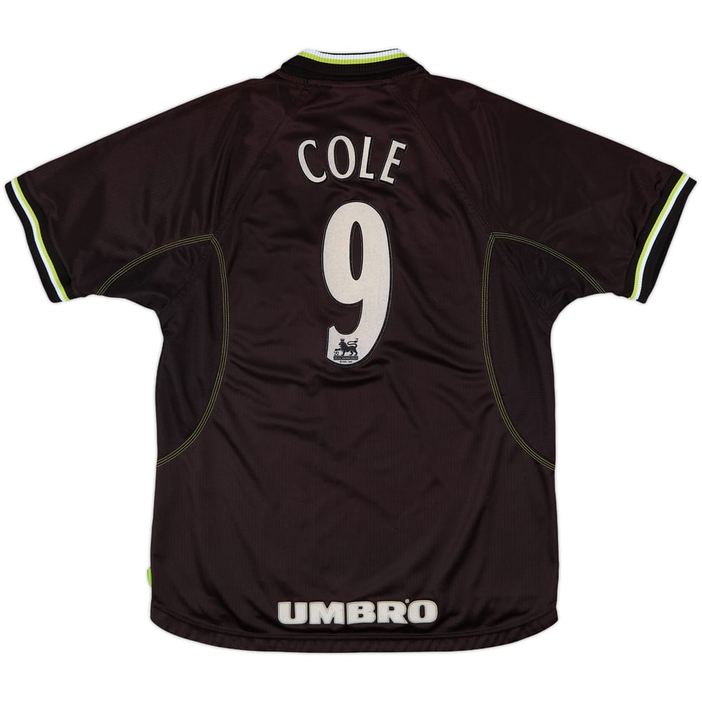 1998-99 Manchester United Third Shirt Cole #9 - 7/10 - (L)