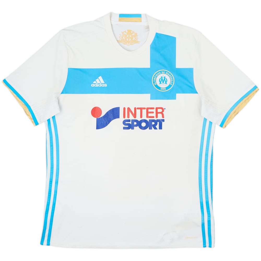 2016-17 Olympique Marseille Home Shirt - 4/10 - (XL)
