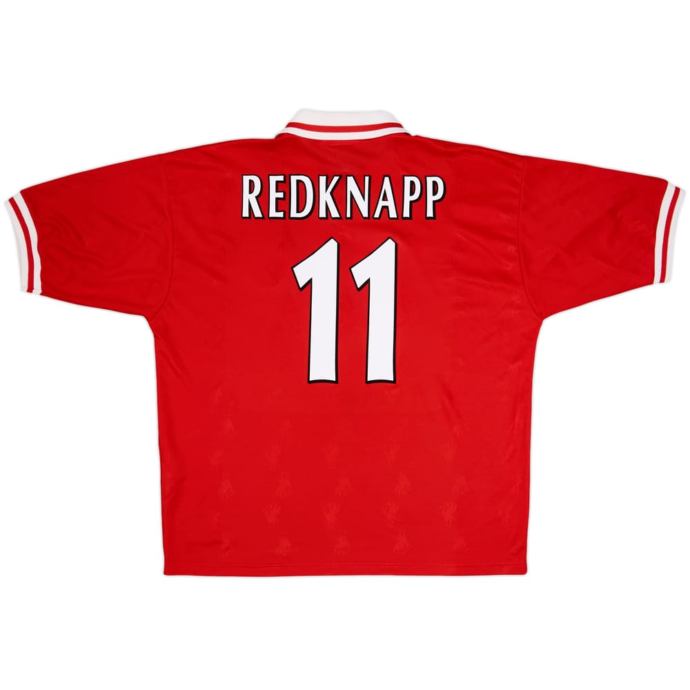 1996-98 Liverpool Home Shirt Redknapp #11 - 8/10 - (XXL)