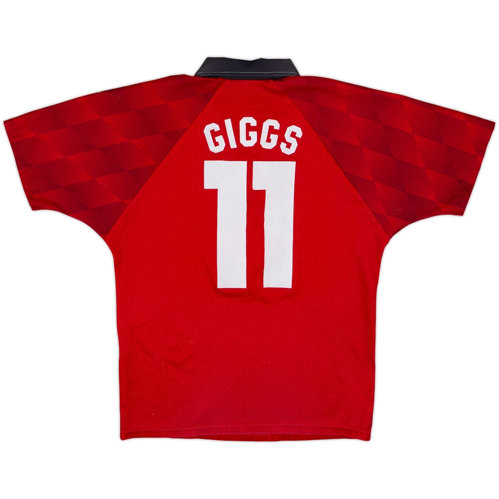 1996-98 Manchester United Home Shirt Giggs #11 - 5/10 - (Y)