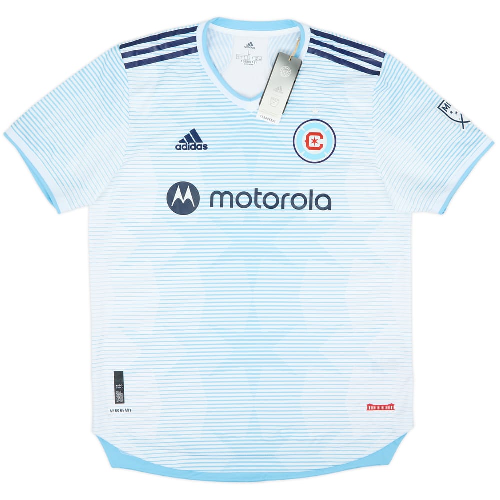 Camiseta auténtica de visitante del Chicago Fire 2022 (L)