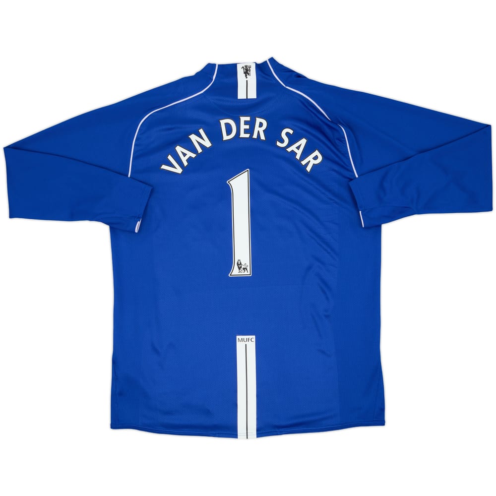 Camiseta de portero del Manchester United 2007-08 Van Der Sar #1 - 8/10 - (L)