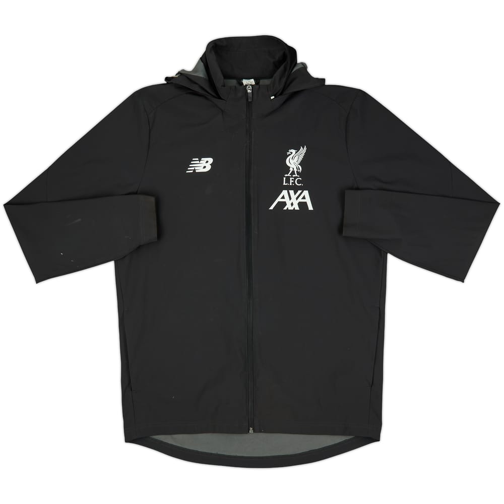 2019-20 Liverpool New Balance Hooded Rain Jacket - 7/10 - (L)