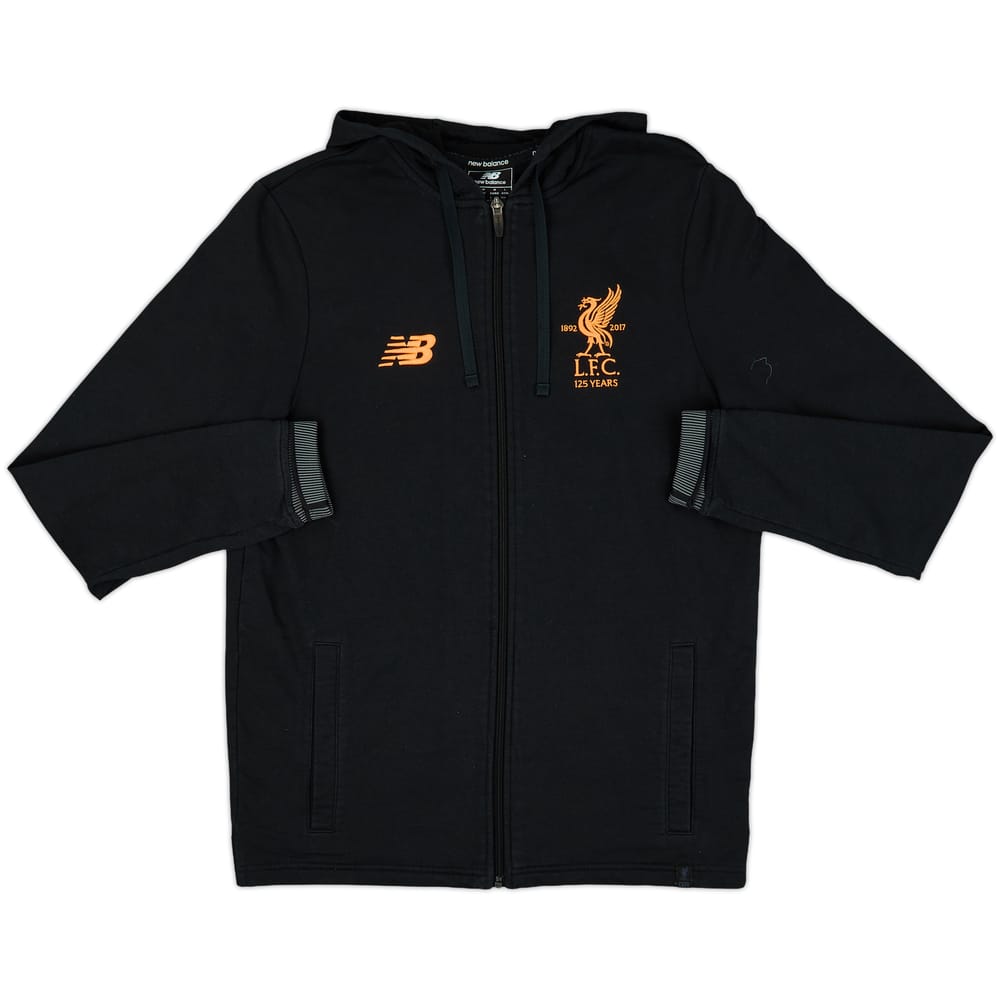 2017-18 Liverpool New Balance Hooded Track Jacket - 8/10 - (M)