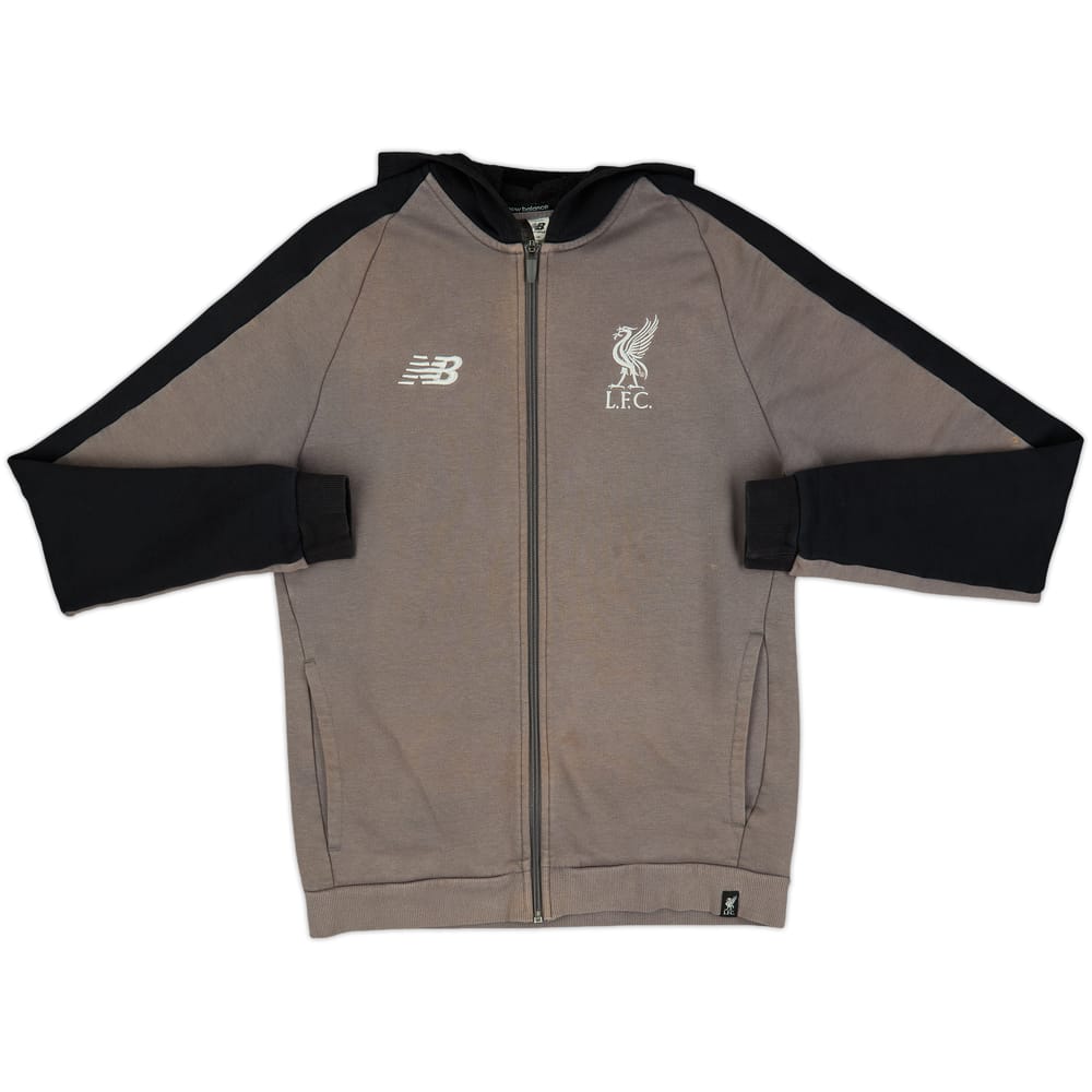 2018-19 Liverpool New Balance Hooded Track Jacket - 5/10 - (S)