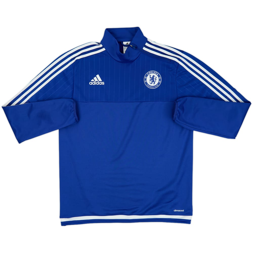 2015-16 Chelsea adidas 1/4 Zip Drill Top - 10/10 - (M)