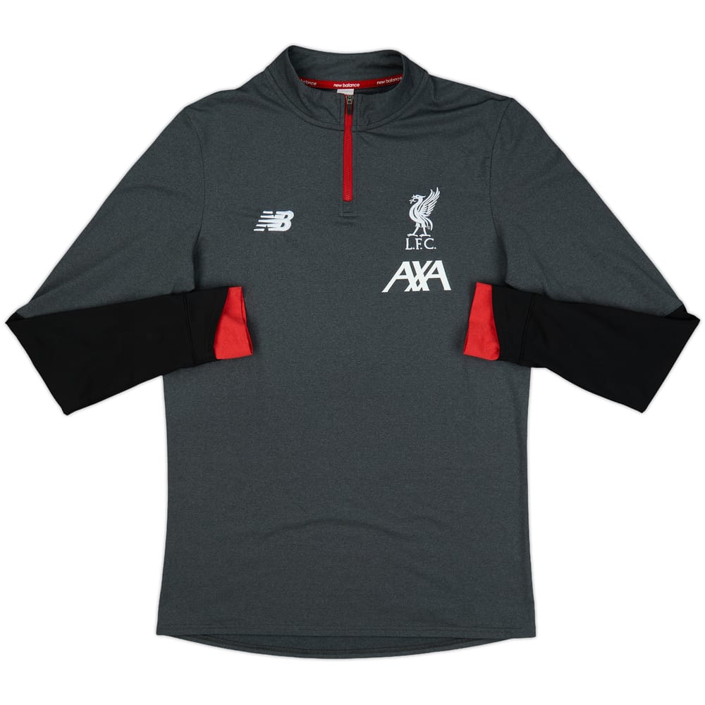 2019-20 Liverpool New Balance 1/4 Zip Drill Top - 7/10 - (L)