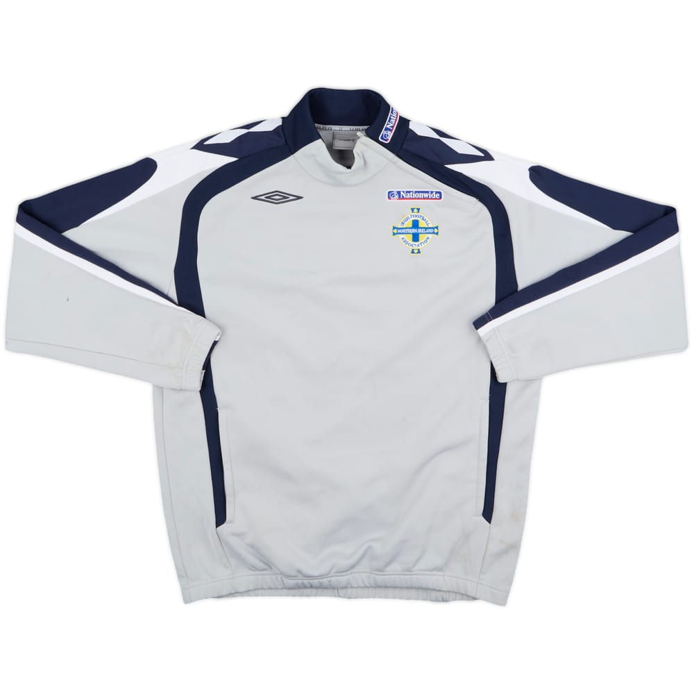2007-09 Northern Ireland Umbro 1/4 Zip Sweat Top - 8/10 - (L)