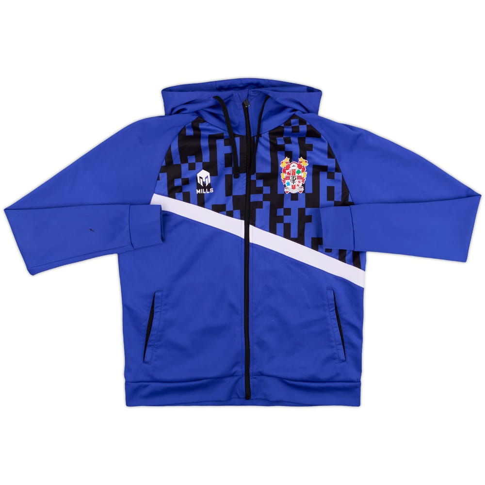 2023-24 Tranmere Rovers Mills Hooded Track Jacket - 9/10 - (M)