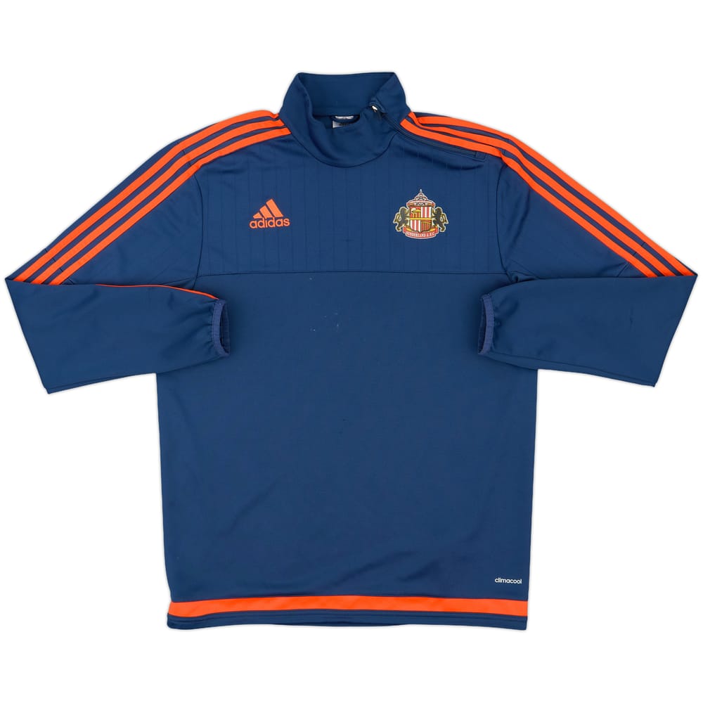 2015-16 Sunderland adidas 1/4 Zip Drill Top - 5/10 - (L)