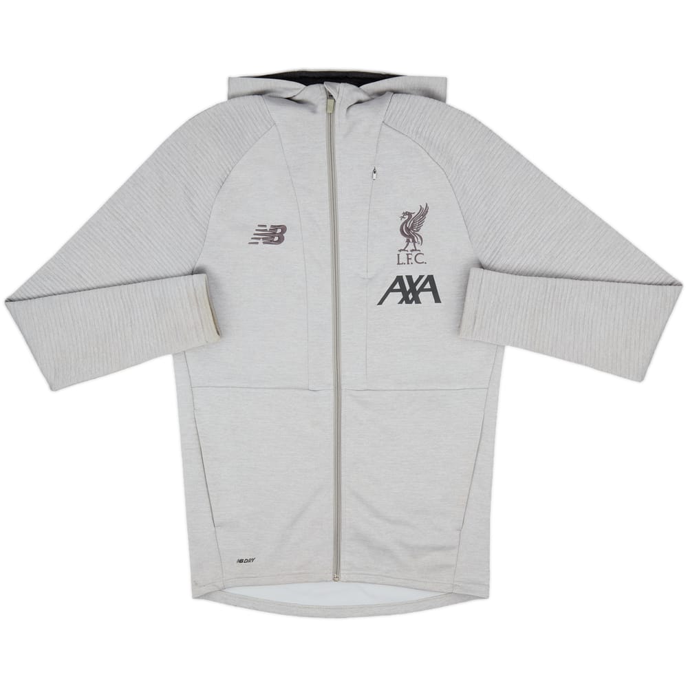 2019-20 Liverpool New Balance Hooded Track Jacket - 8/10 - (S)