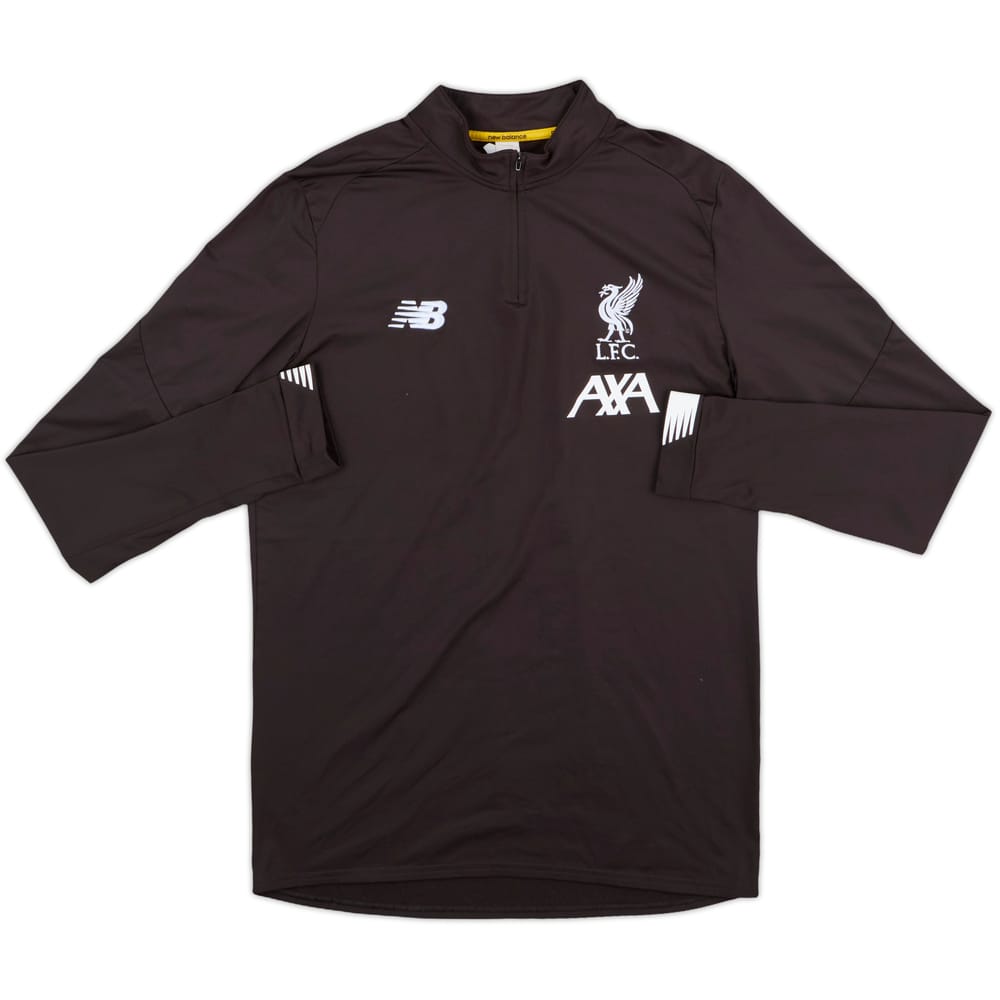 2019-20 Liverpool New Balance 1/4 Zip Drill Top - 9/10 - (L)