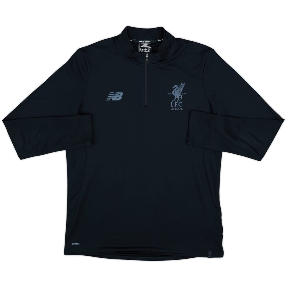 2017-18 Liverpool New Balance 1/4 Zip Drill Top - 8/10 - (L)