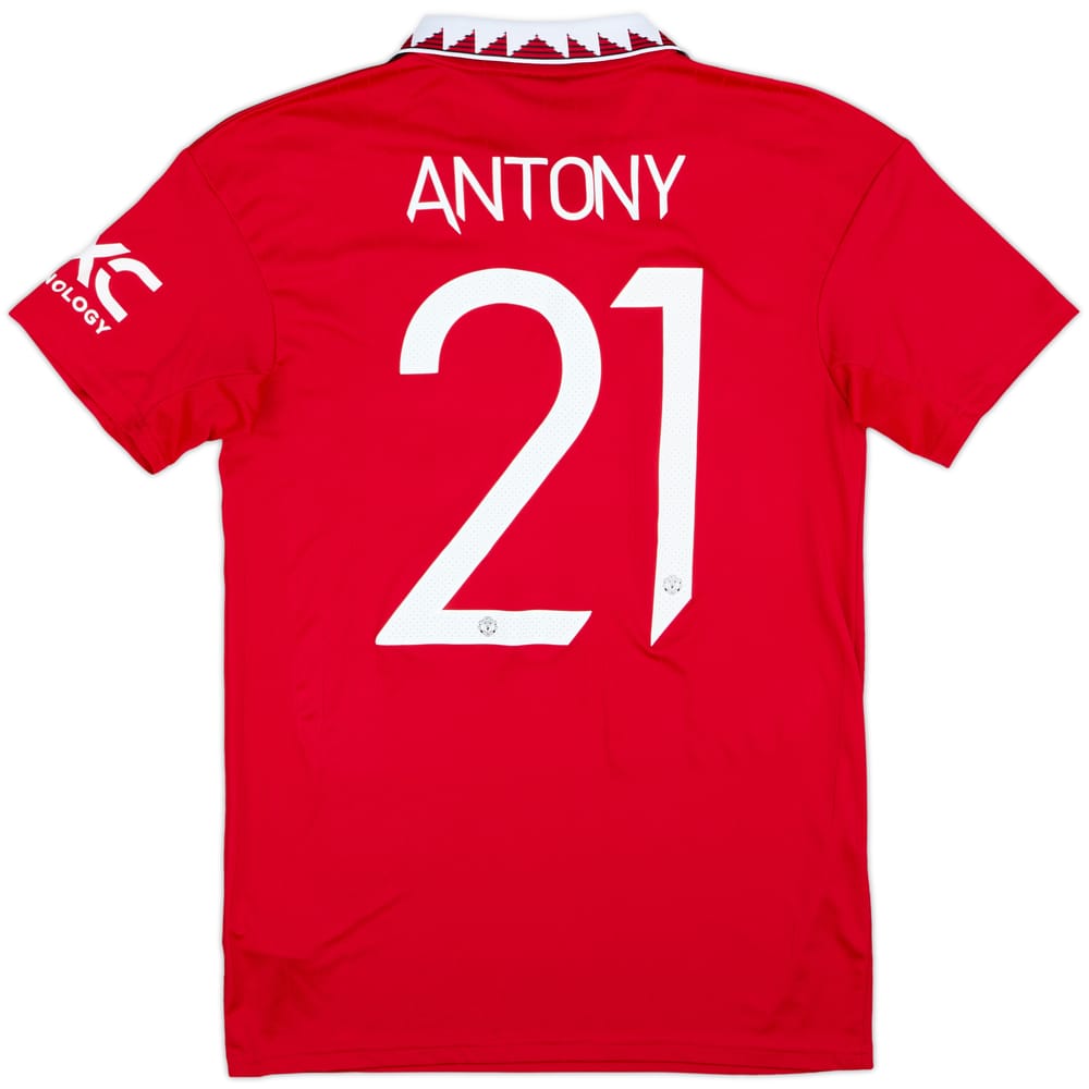2022-23 Manchester United Home Shirt Antony #21 - 10/10 - (S)