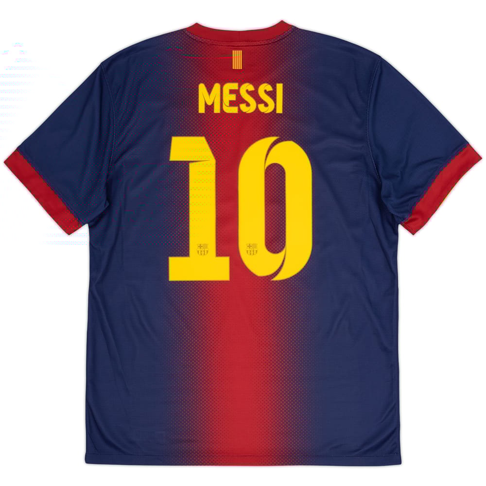 2012-13 Barcelona Player Issue Home Shirt Messi #10 - 10/10 - (L)