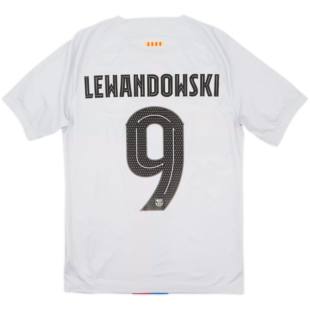 2022-23 Barcelona Third Shirt Lewandowski #9 - 7/10 - (S)