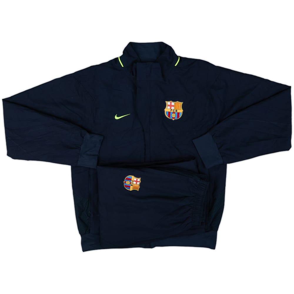 2007-08 Barcelona Nike Tracksuit - 9/10 - (S)