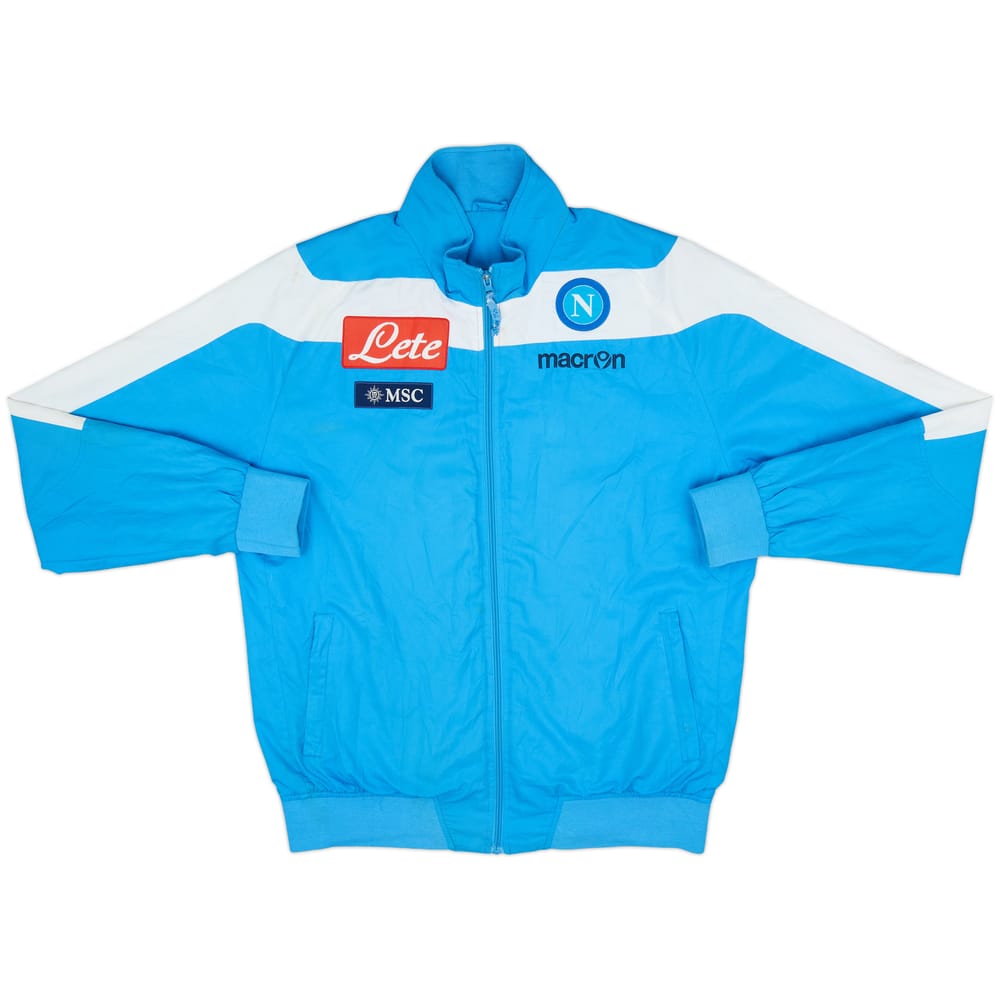 2012-13 Napoli Macron Track Jacket - 4/10 - (XL)