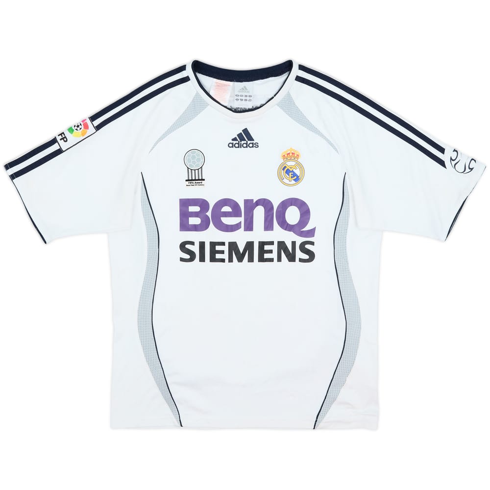 2006-07 Real Madrid Home Shirt - 6/10 - (L.Boys)