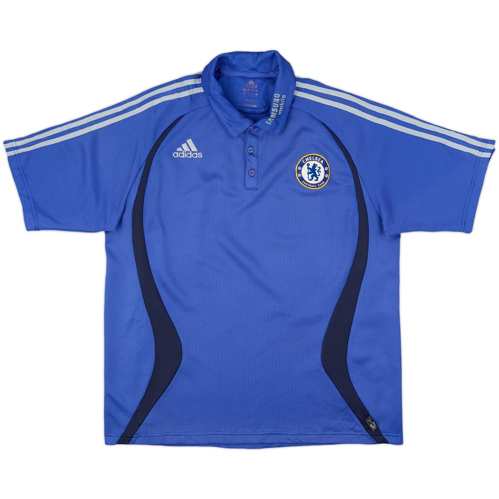2006-07 Chelsea adidas Polo Shirt - 7/10 - (L)