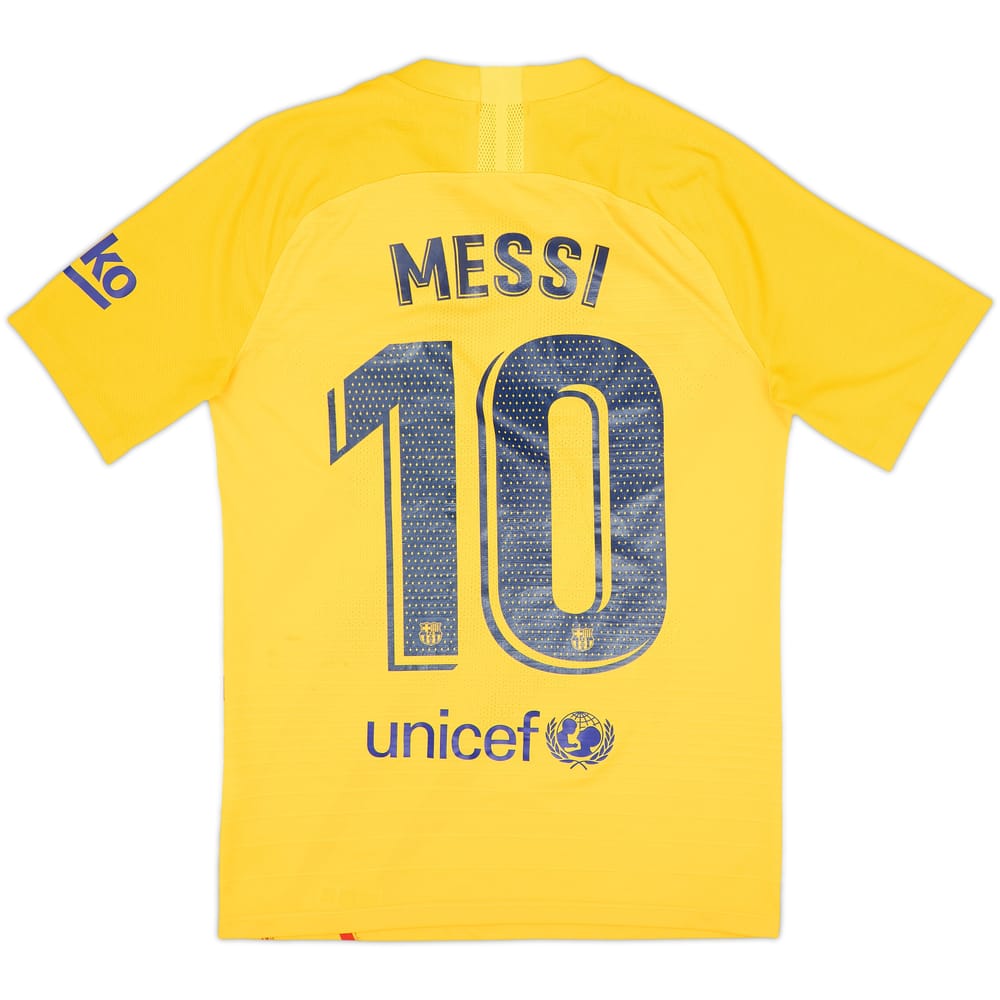 2019-20 Barcelona 'Senyera' Authentic Fourth Shirt Messi #10 - 7/10 - (S)