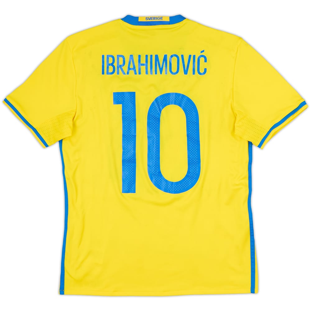 2016-17 Sweden Home Shirt Ibrahimovic #10 - 5/10 - (S)