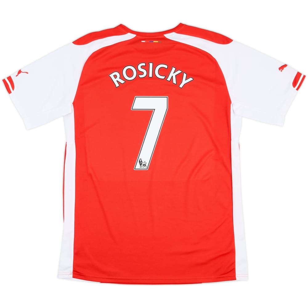 2014-15 Arsenal Home Shirt Rosicky #7 - 7/10 - (XL)