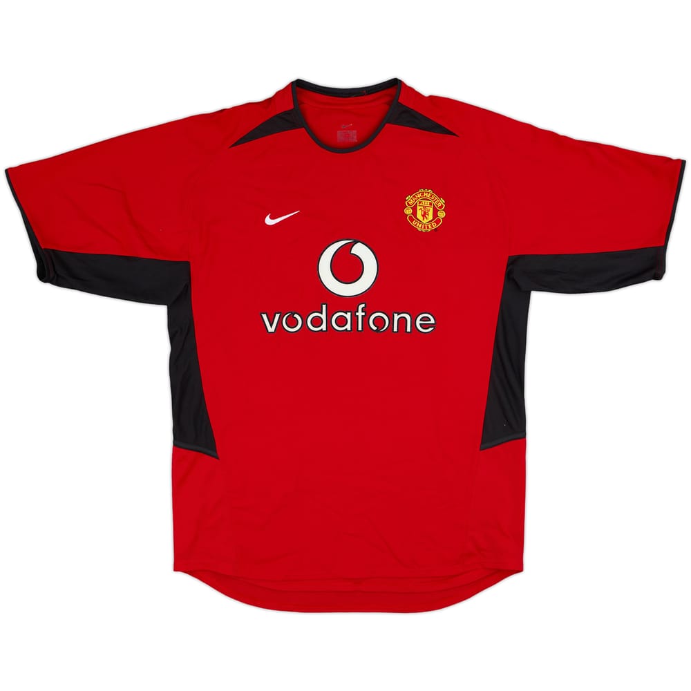 2002-04 Manchester United Home Shirt #21 - 7/10 - (M)
