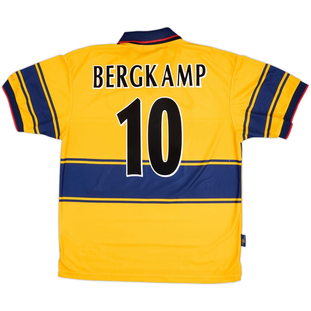 1997-99 Arsenal Away Shirt Bergkamp #10 - 5/10 - (XL)