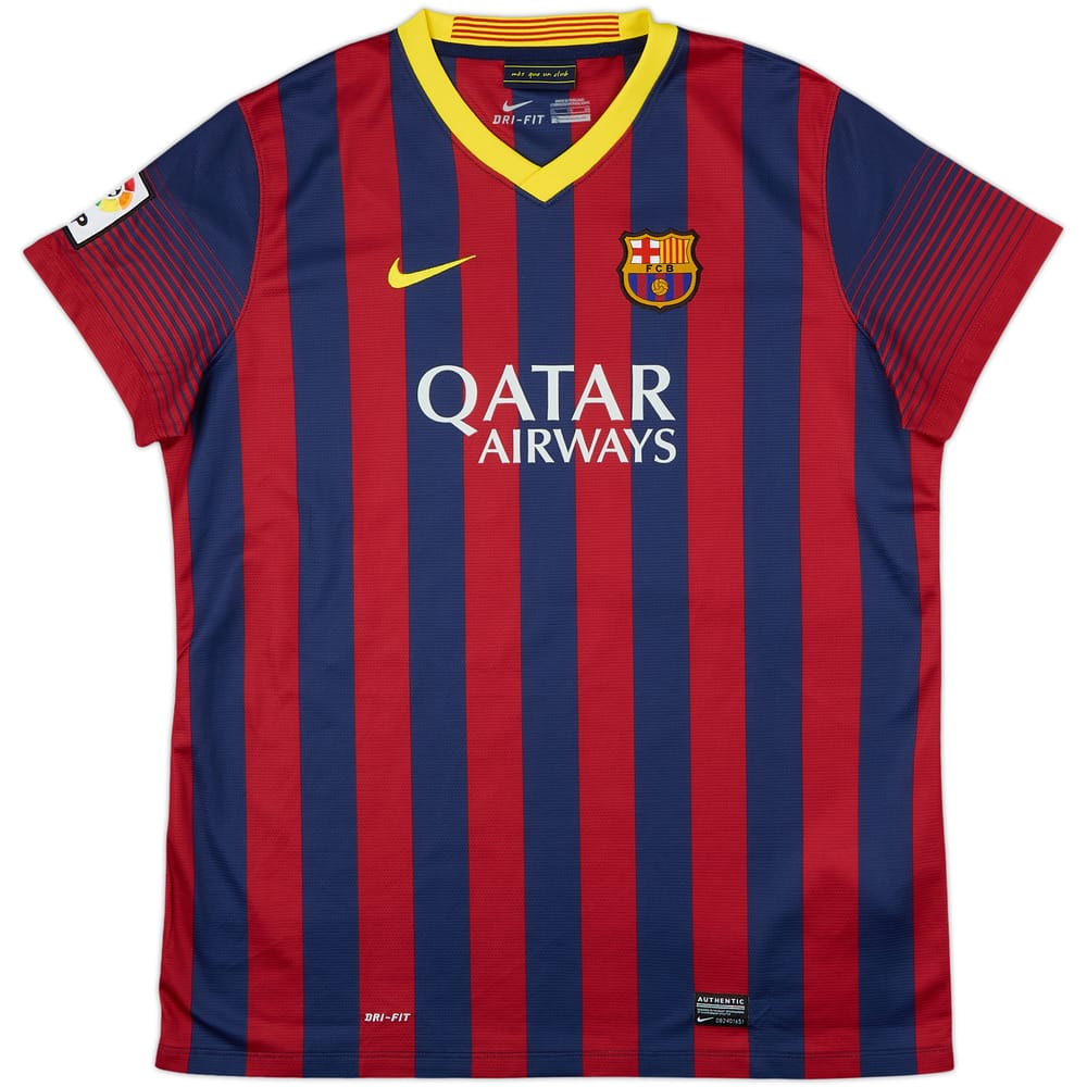 2013-14 Barcelona Home Shirt - 8/10 - (Women's XL)