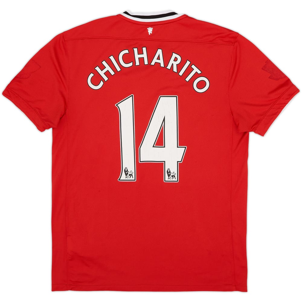 2011-12 Manchester United Home Shirt Chicharito #14 - 5/10 - (L)