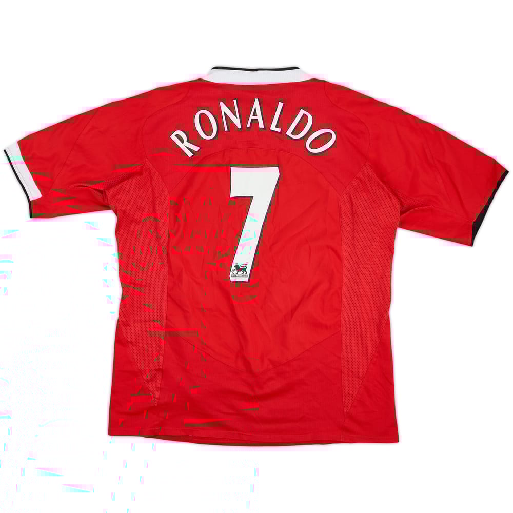2004-06 Manchester United Home Shirt Ronaldo #7 - 6/10 - (L)