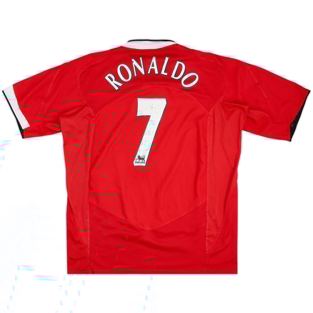 2004-06 Manchester United Home Shirt Ronaldo #7 - 6/10 - (XL)