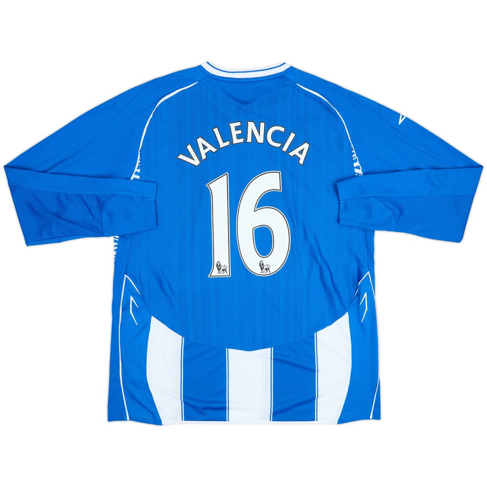 2007-08 Wigan Home L/S Shirt Valencia #16 - 8/10 - (XL)