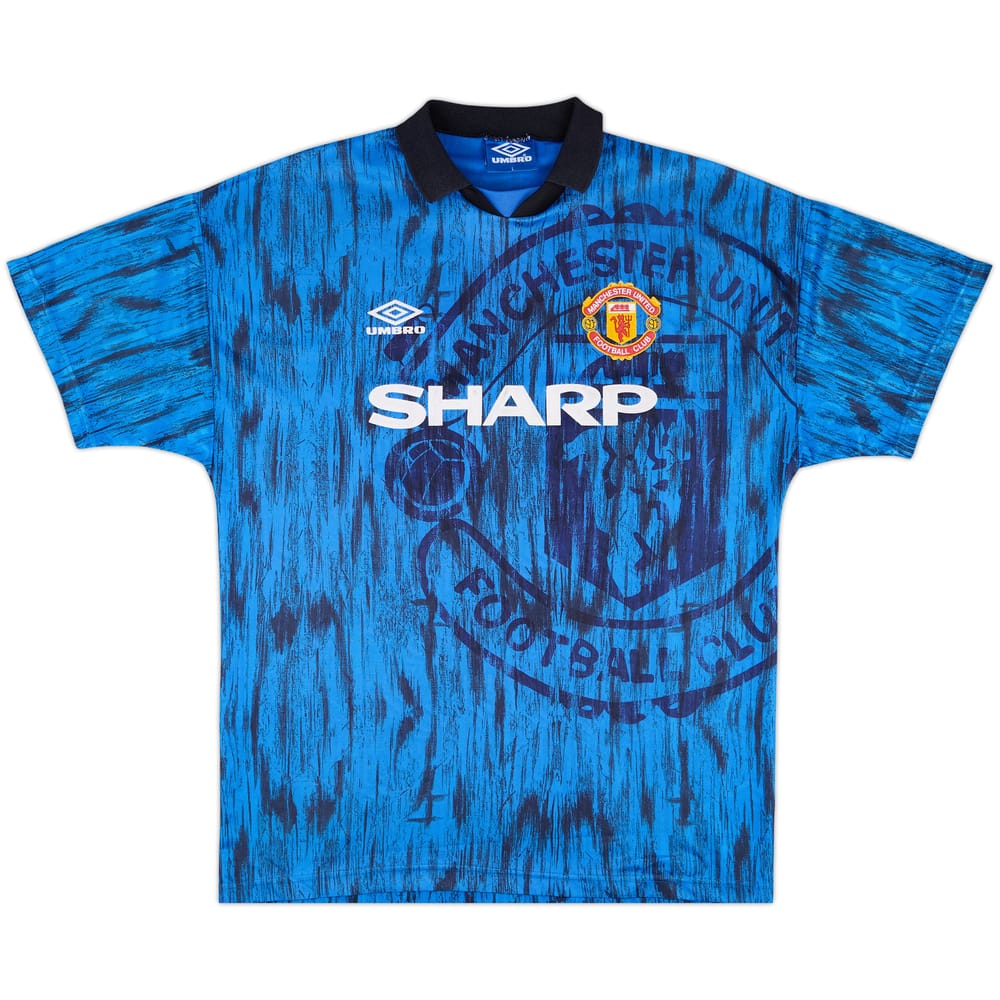 1992-93 Manchester United Away Shirt - 8/10 - (L)