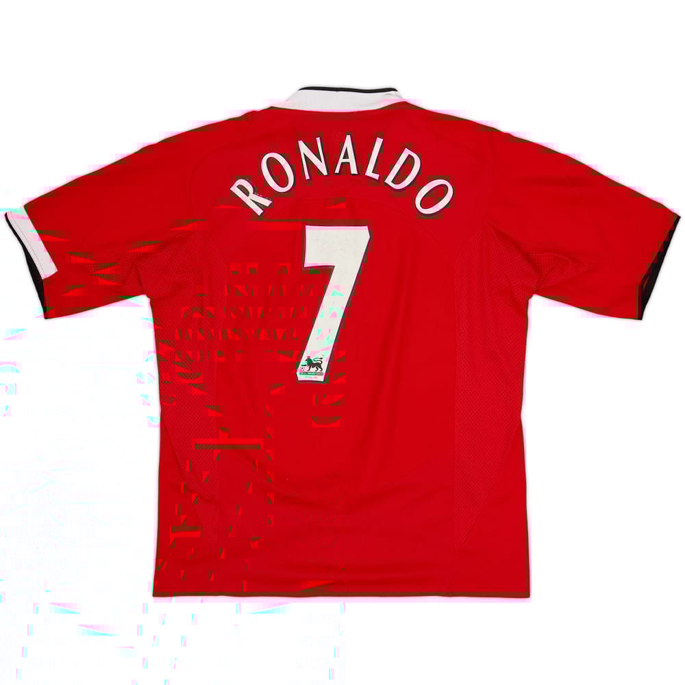 2004-06 Manchester United Home Shirt Ronaldo #7 - 7/10 - (L)