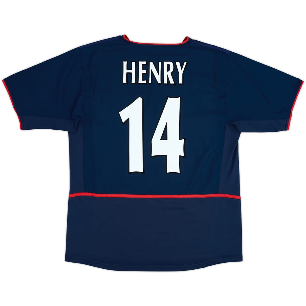 2002-04 Arsenal Away Shirt Henry #14 - 8/10 - (L)