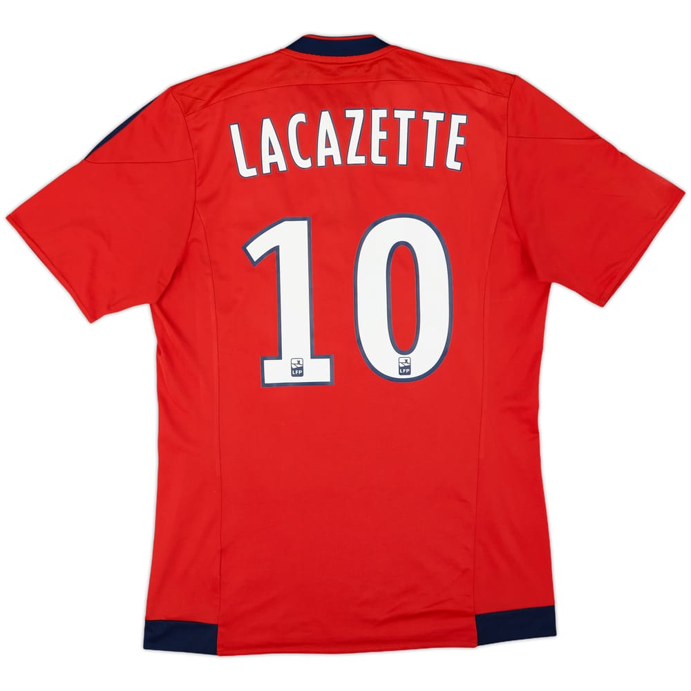 2015-16 Lyon Away Shirt Lacazette #9 - 7/10 - (M)