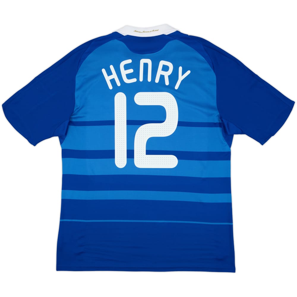 2008-09 France Home Shirt Henry #12 - 8/10 - (XL)