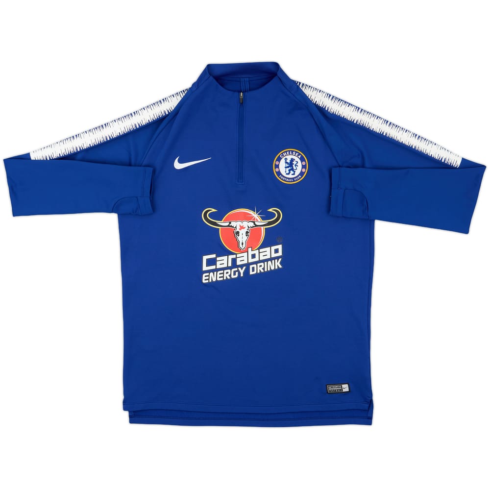 2018-19 Chelsea Nike 1/4 Zip Drill Top - 4/10 - (M)