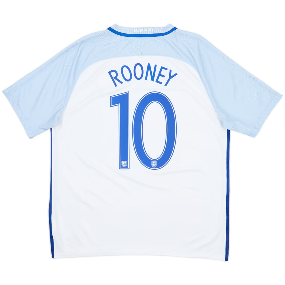 2016-17 England Home Shirt Rooney #10 - 6/10 - (XL)