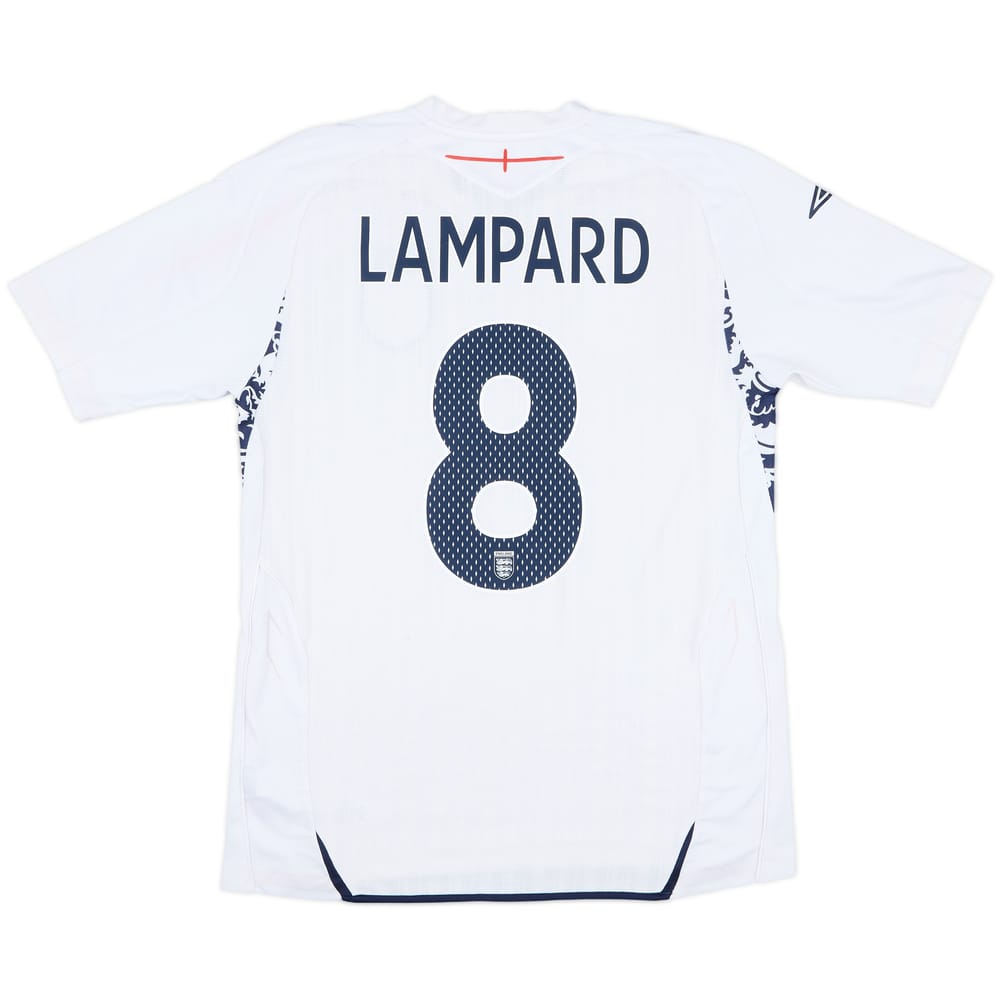 2007-09 England Home Shirt Lampard #8 - 5/10 - (M)