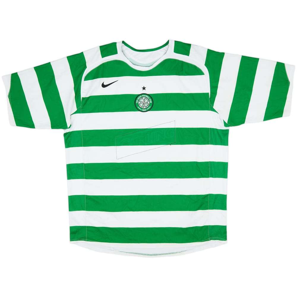 2005-07 Celtic Home Shirt - 4/10 - (XL)