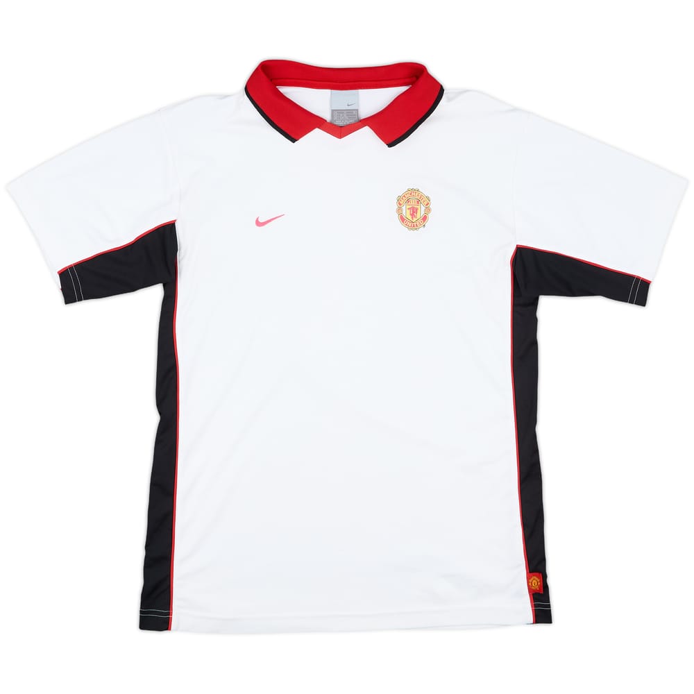 2004-05 Manchester United Nike Polo Shirt - 8/10 - (XL.Boys)