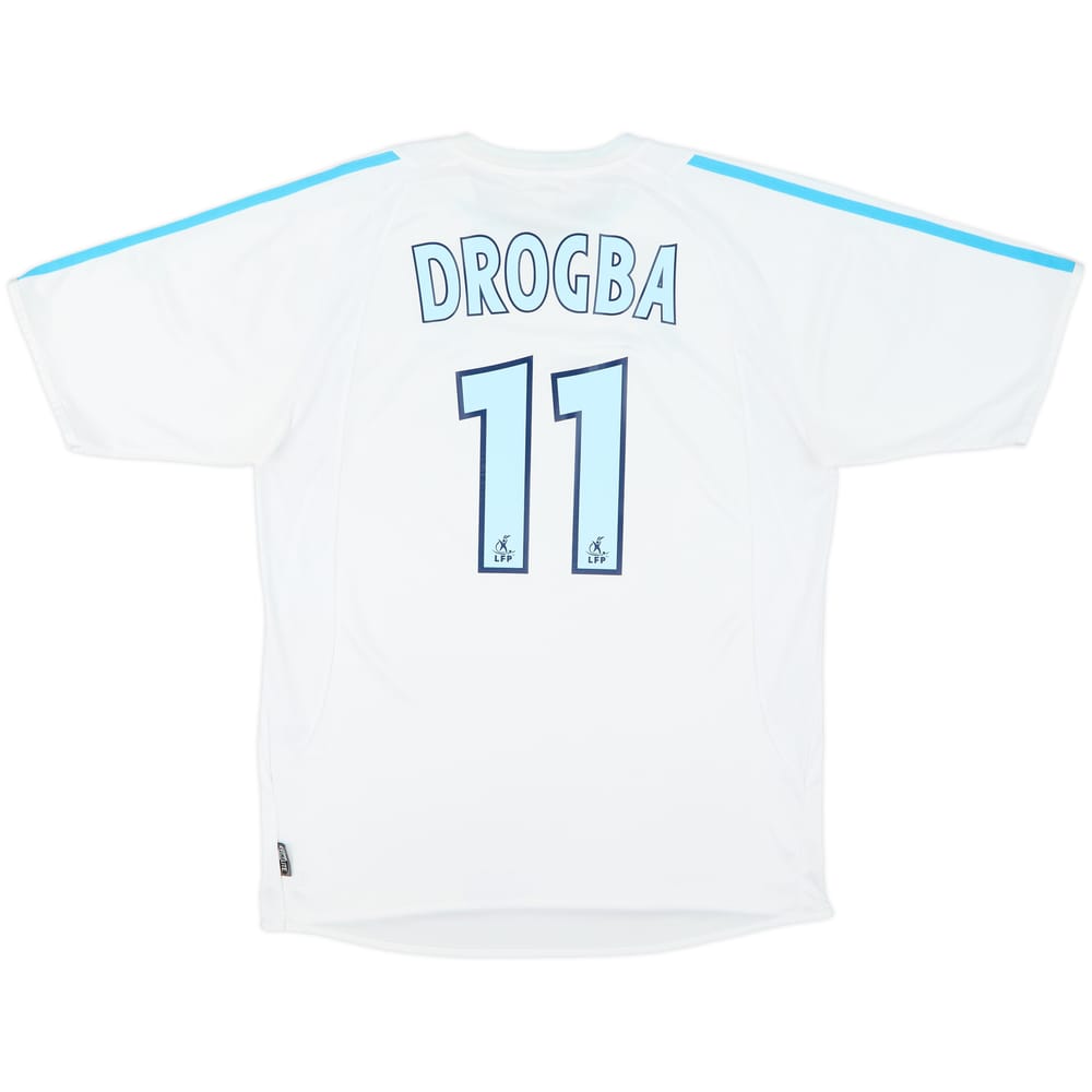 2003-04 Olympique Marseille Home Shirt Drogba #11 - 6/10 - (M)