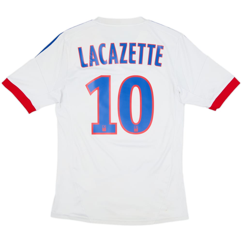 2012-13 Lyon Home Shirt Lacazette #10 - 6/10 - (S)