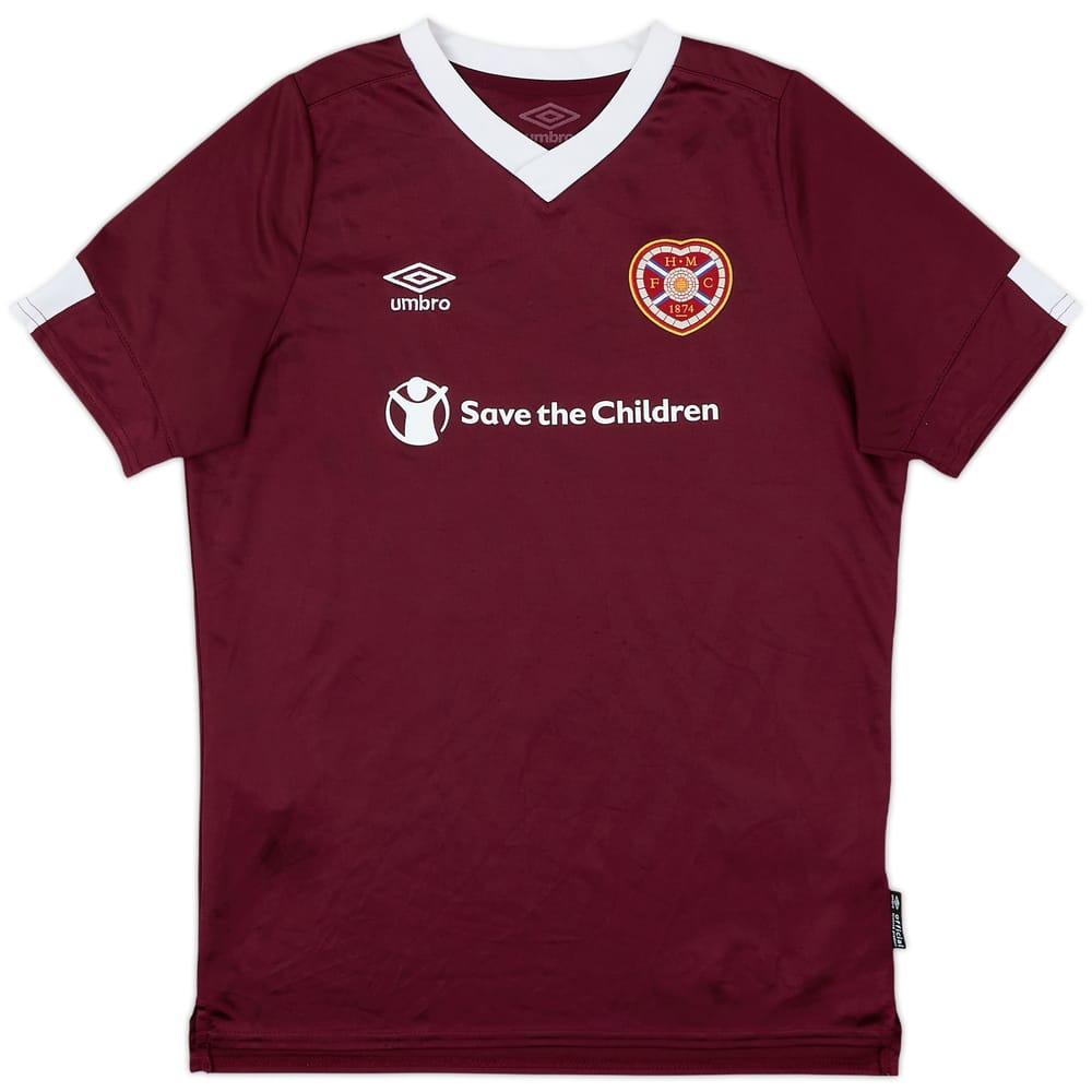 2019-20 Hearts Home Shirt - 6/10 - (XL.Boys)