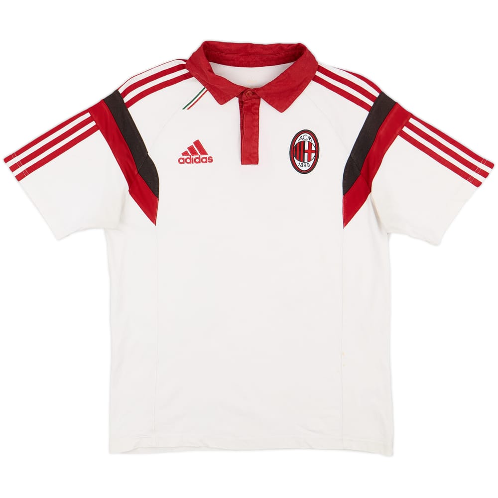 2014-15 AC Milan adidas Polo Shirt - 6/10 - (S)